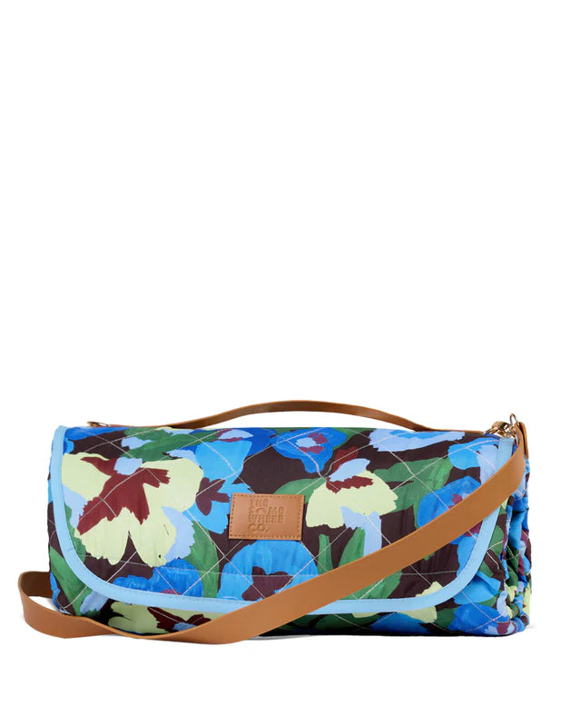 XL Picnic Rug - Pansy patch