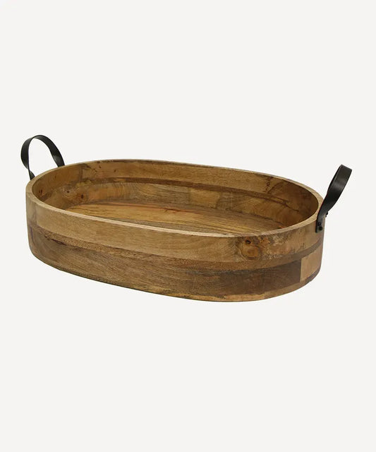 Wooden Oval Serving Tray