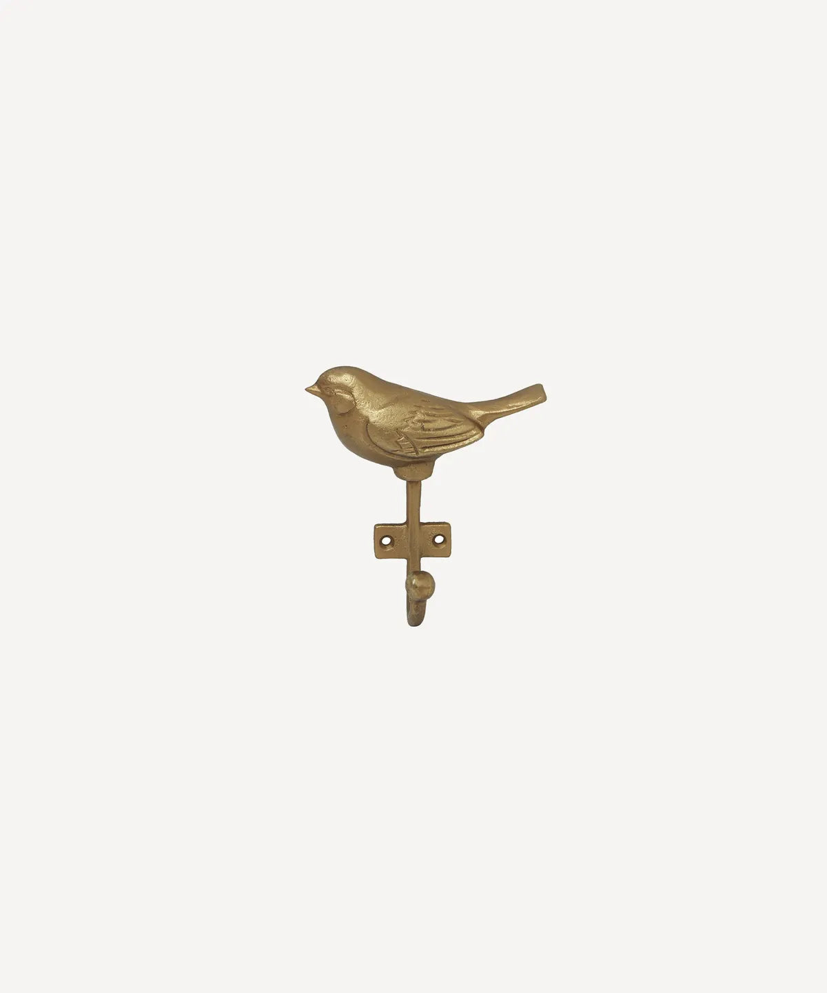 Birdie Iron wall Hook - Gold