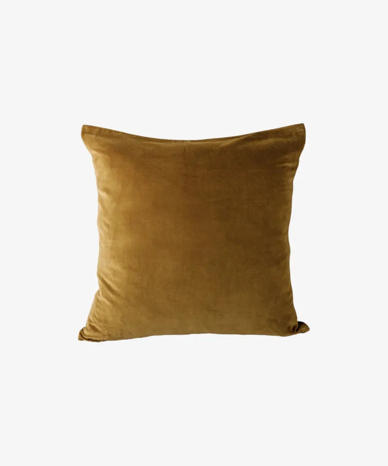 Velvet Cushion - Tobacco