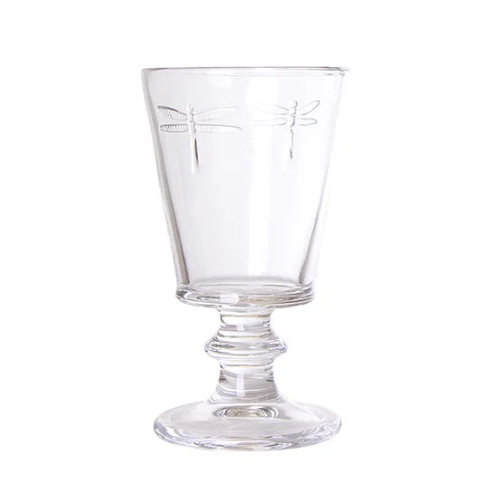 French Dragonfly Wine Goblet