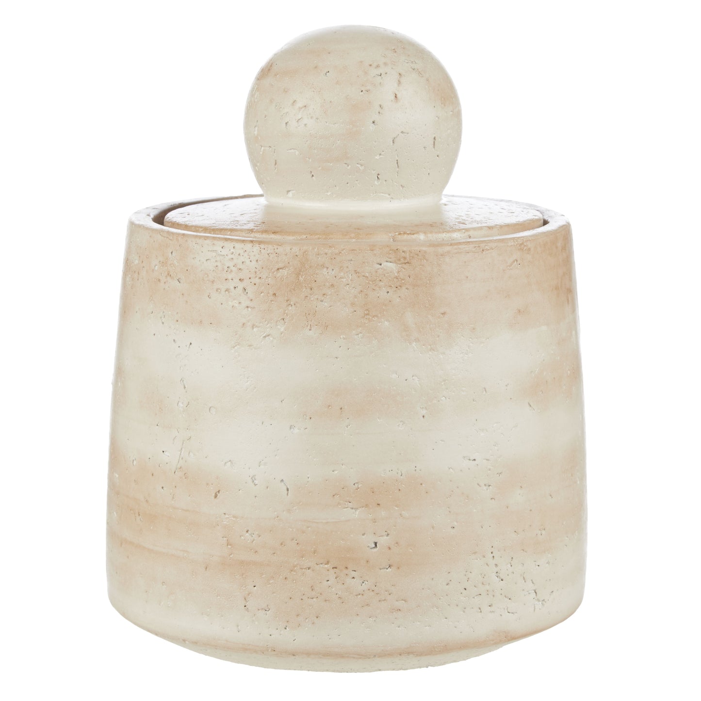 Napier Canister Travertine