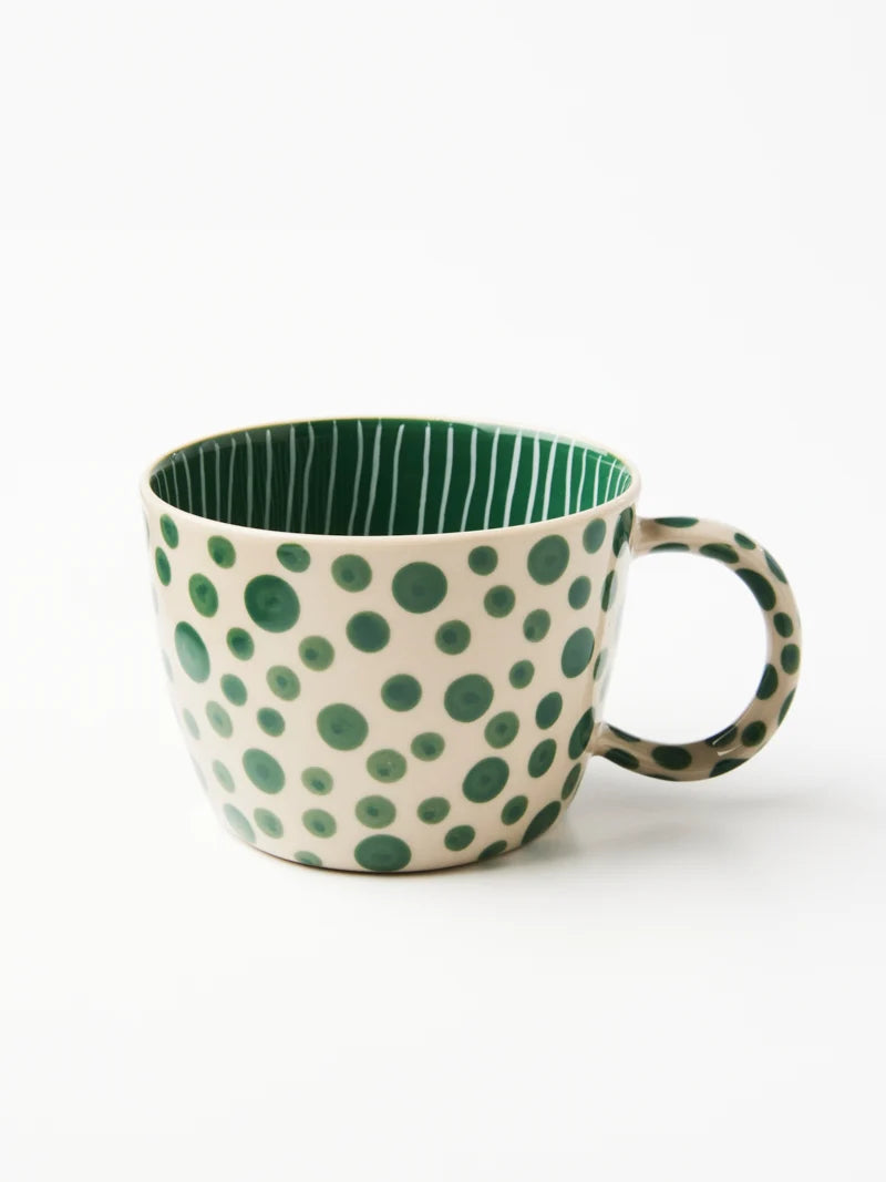 Chino Mug - Green Spot