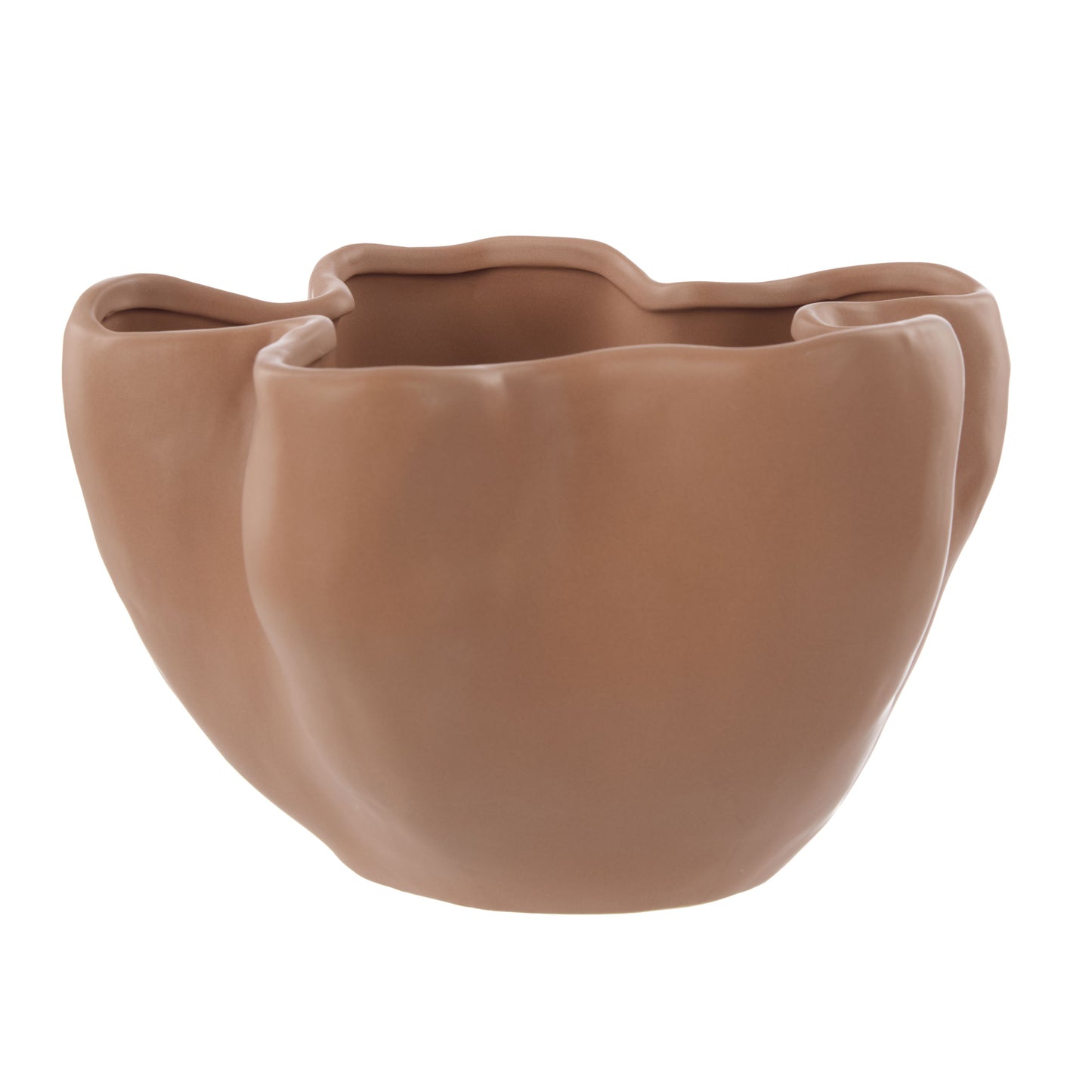 Fluid Vase Raw amber