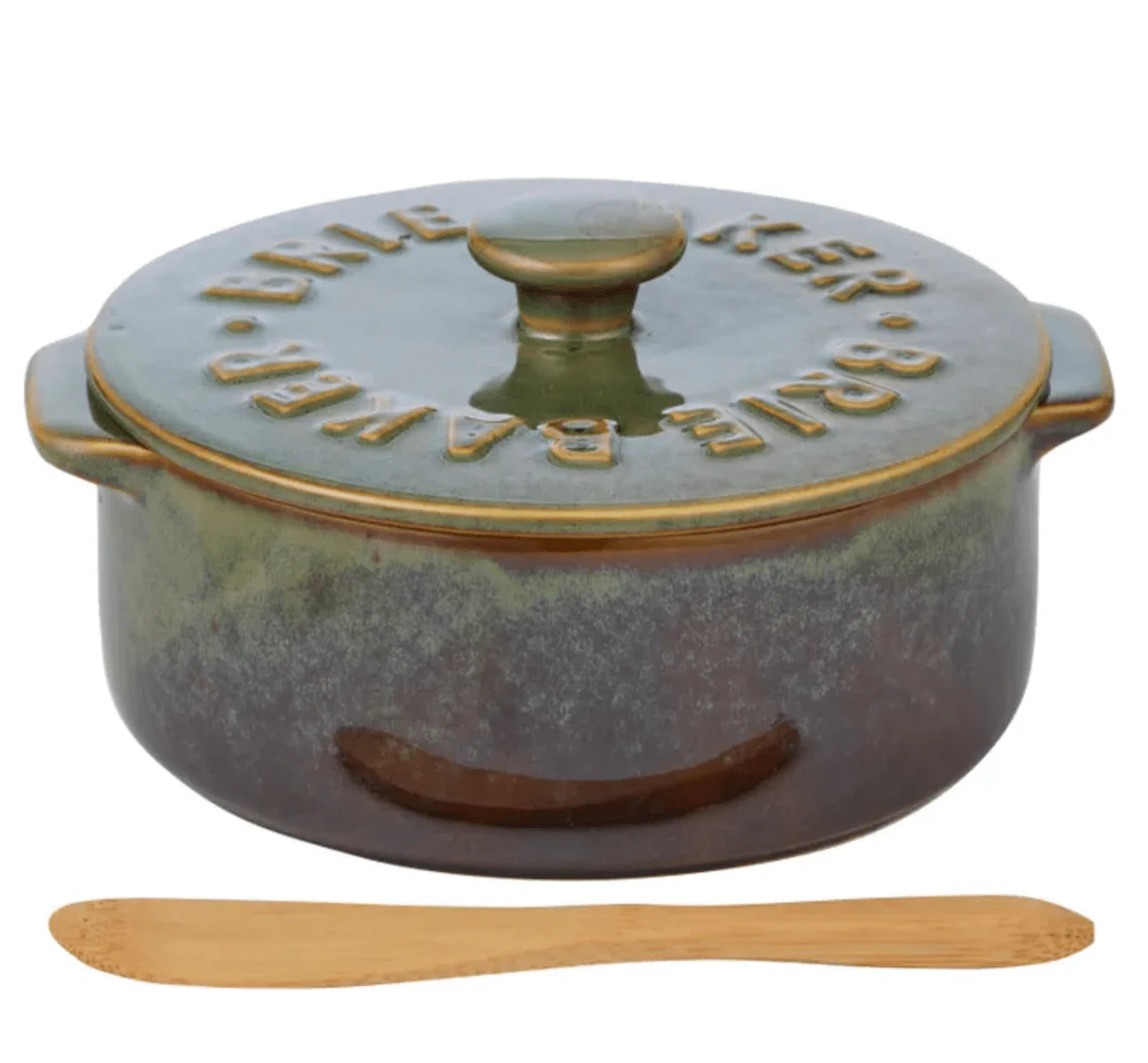 Loire Ceramic Brie Baker - Olive