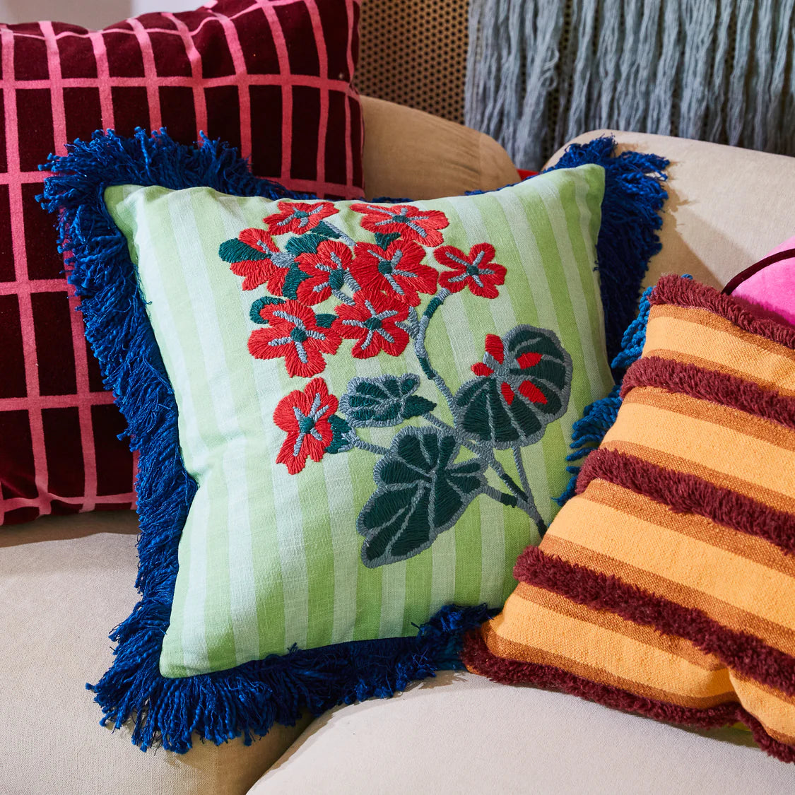 Annette Embodied Cushion - Jade