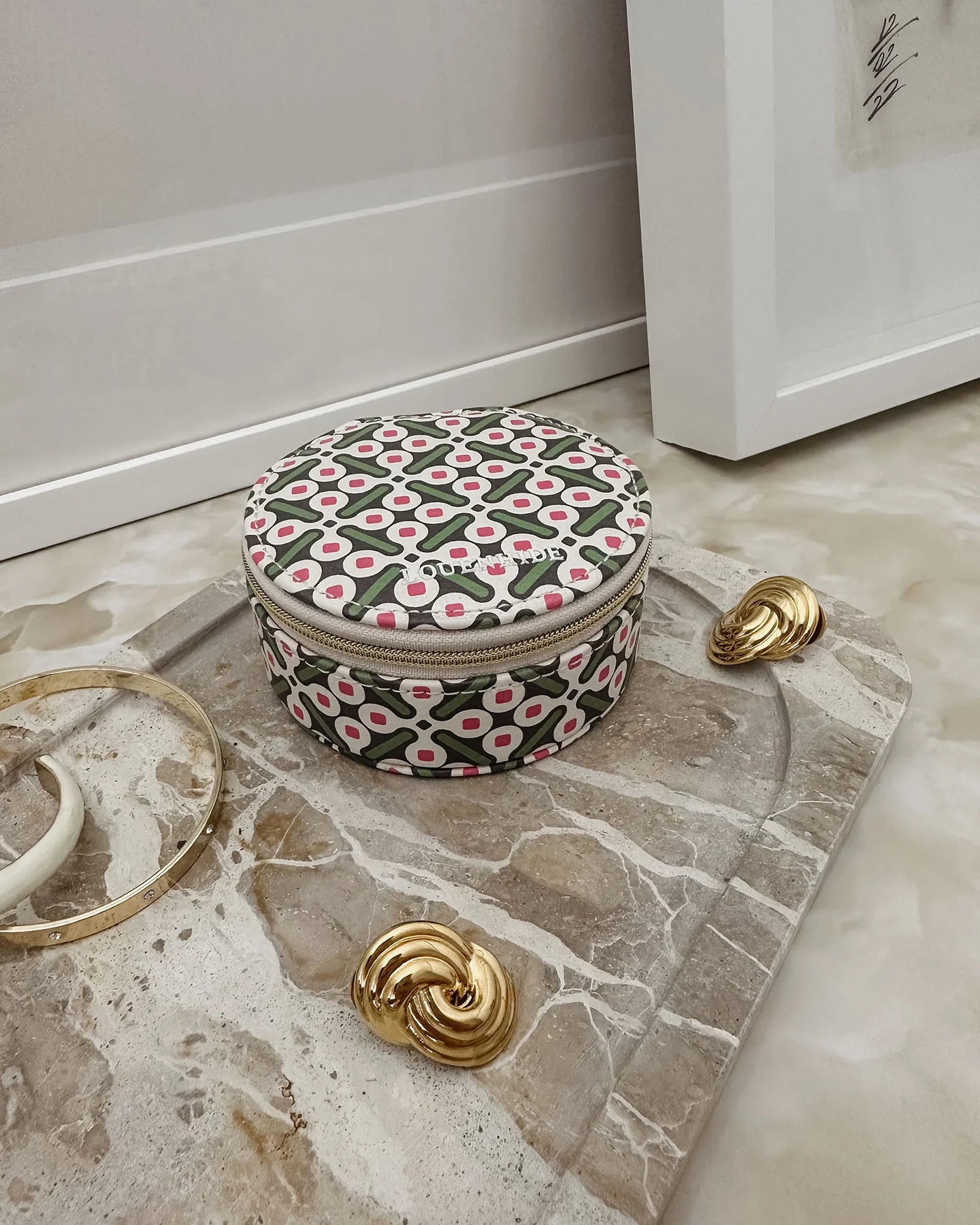 Sisco Jewellery Box - Retro Olive