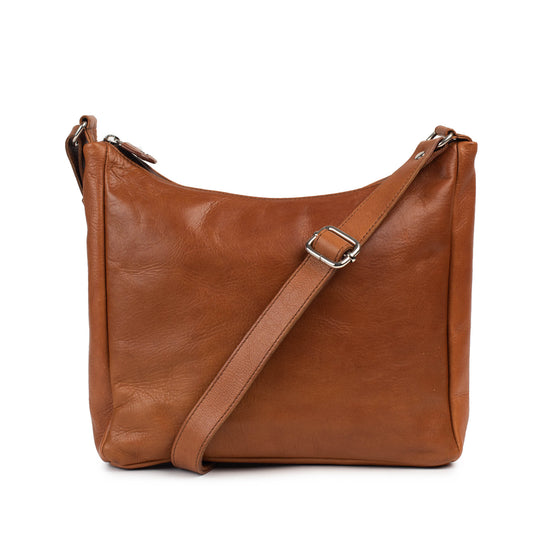 Pia leather Bag - vintage tan