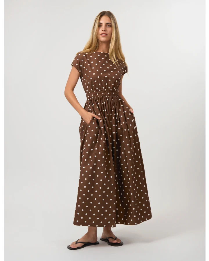 STELLA + GEMMA | Dion Dress - Chocolate Spot