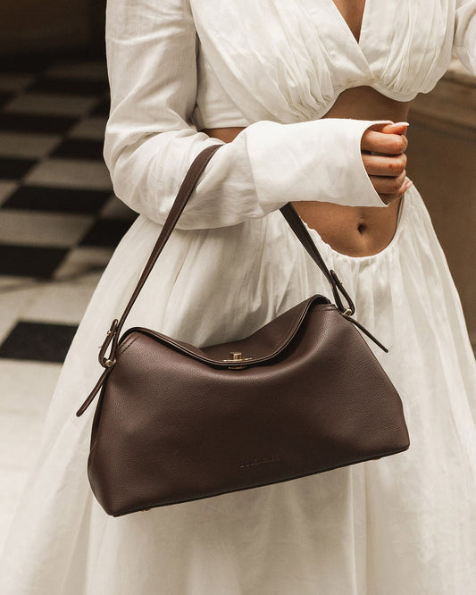 LOUENHIDE | Nicole Handbag - Chocolate