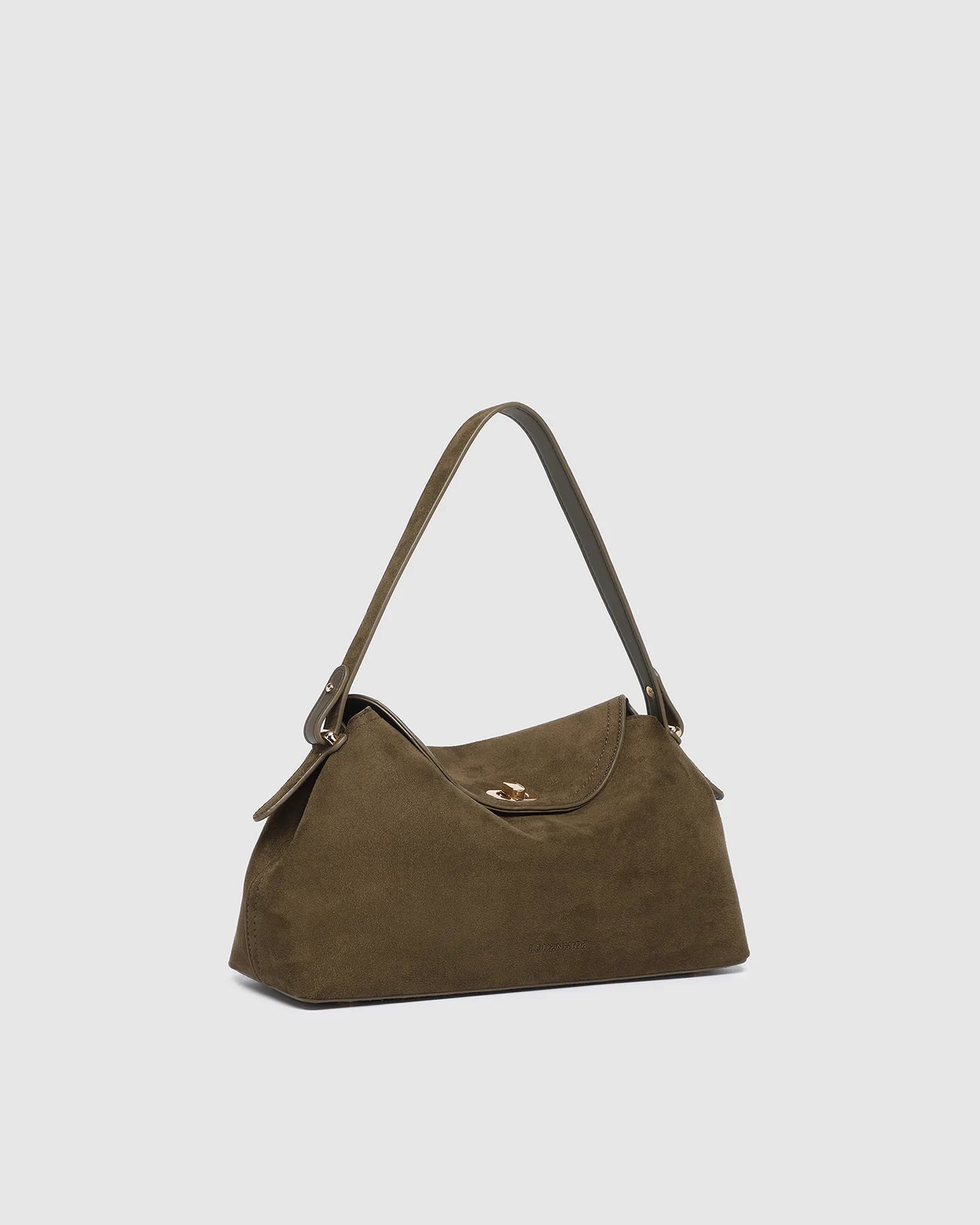 LOUENHIDE | Nicole Handbag - Suedette Olive