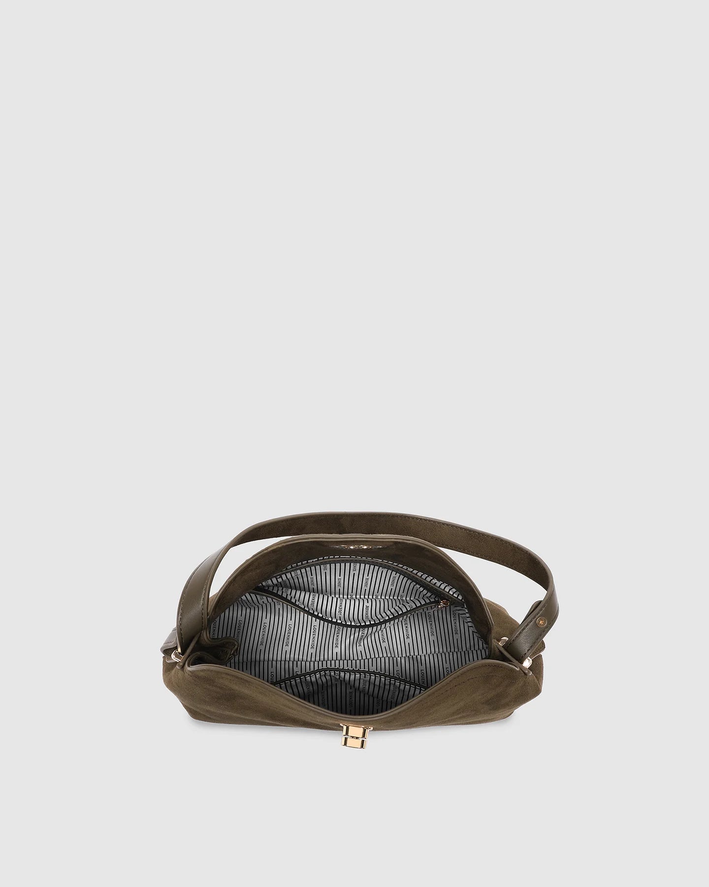 LOUENHIDE | Nicole Handbag - Suedette Olive