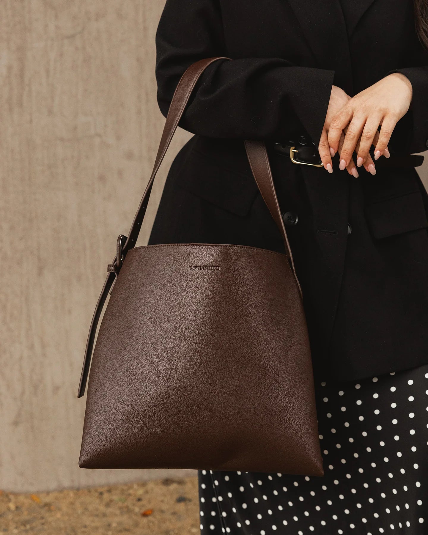 Peyton shoulder Bag - Chocolate