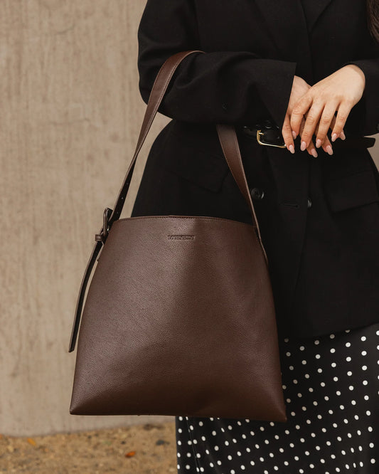 Peyton shoulder Bag - Chocolate