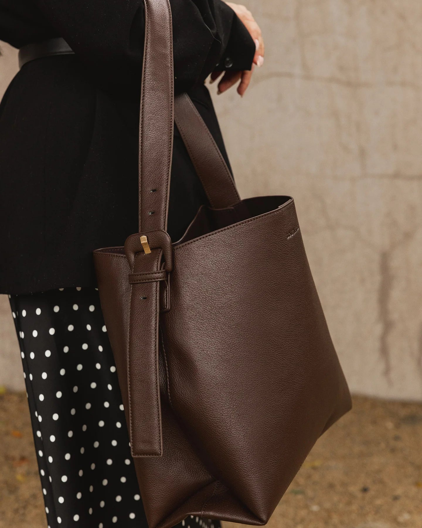 Peyton shoulder Bag - Chocolate