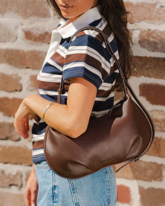 LOUENHIDE | Olivia Shoulder Bag - Chocolate