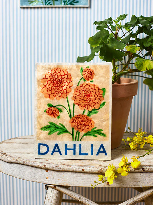 Market wall Art dahlia