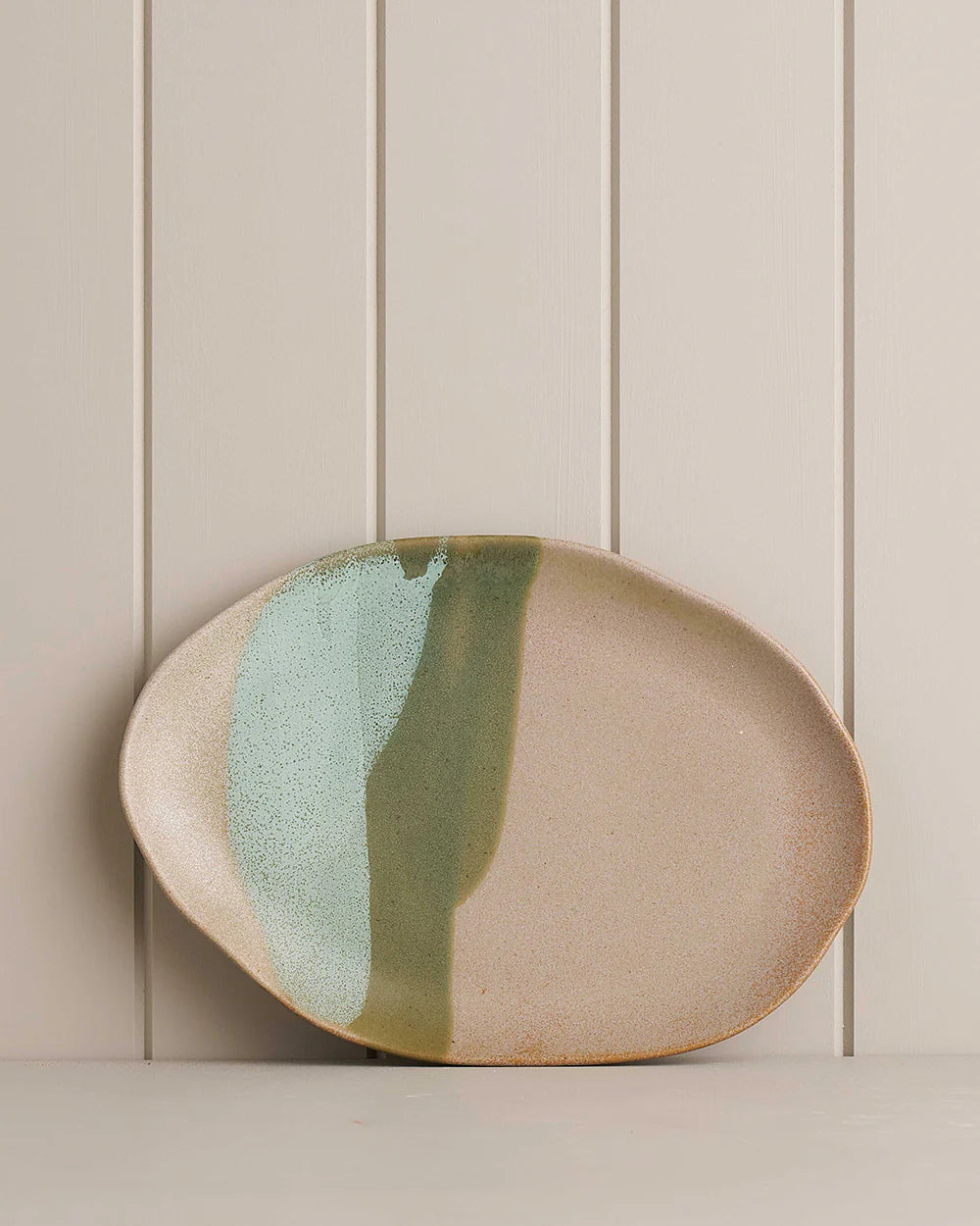 Oval Platter = green tate