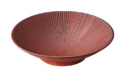 Sabigaki Medium Bowl - burnt orange