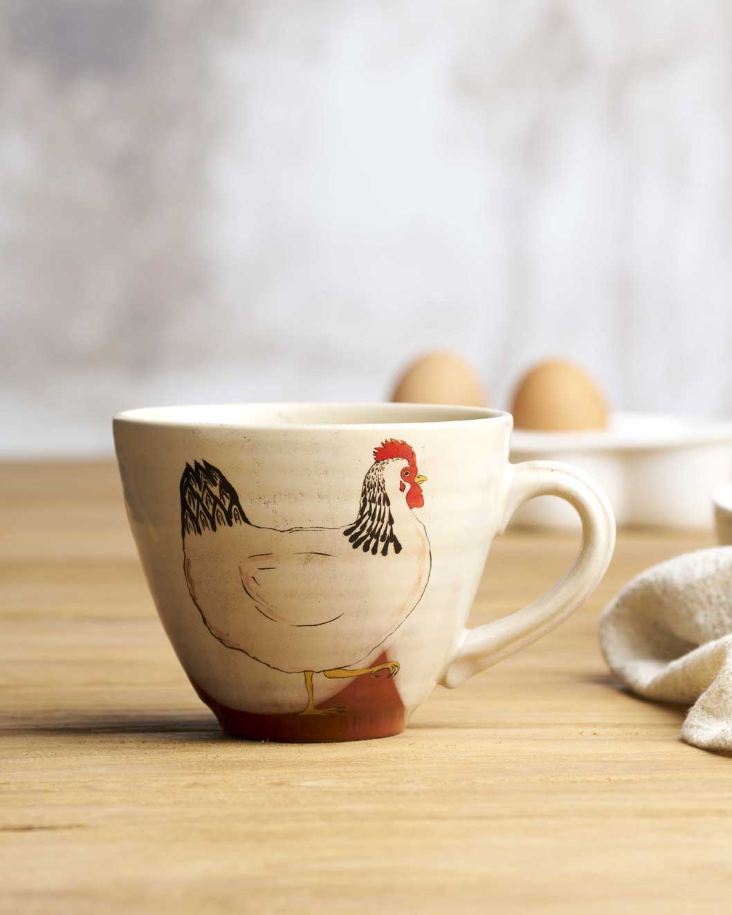 Oversized Mug - Baby Emogens Chickens