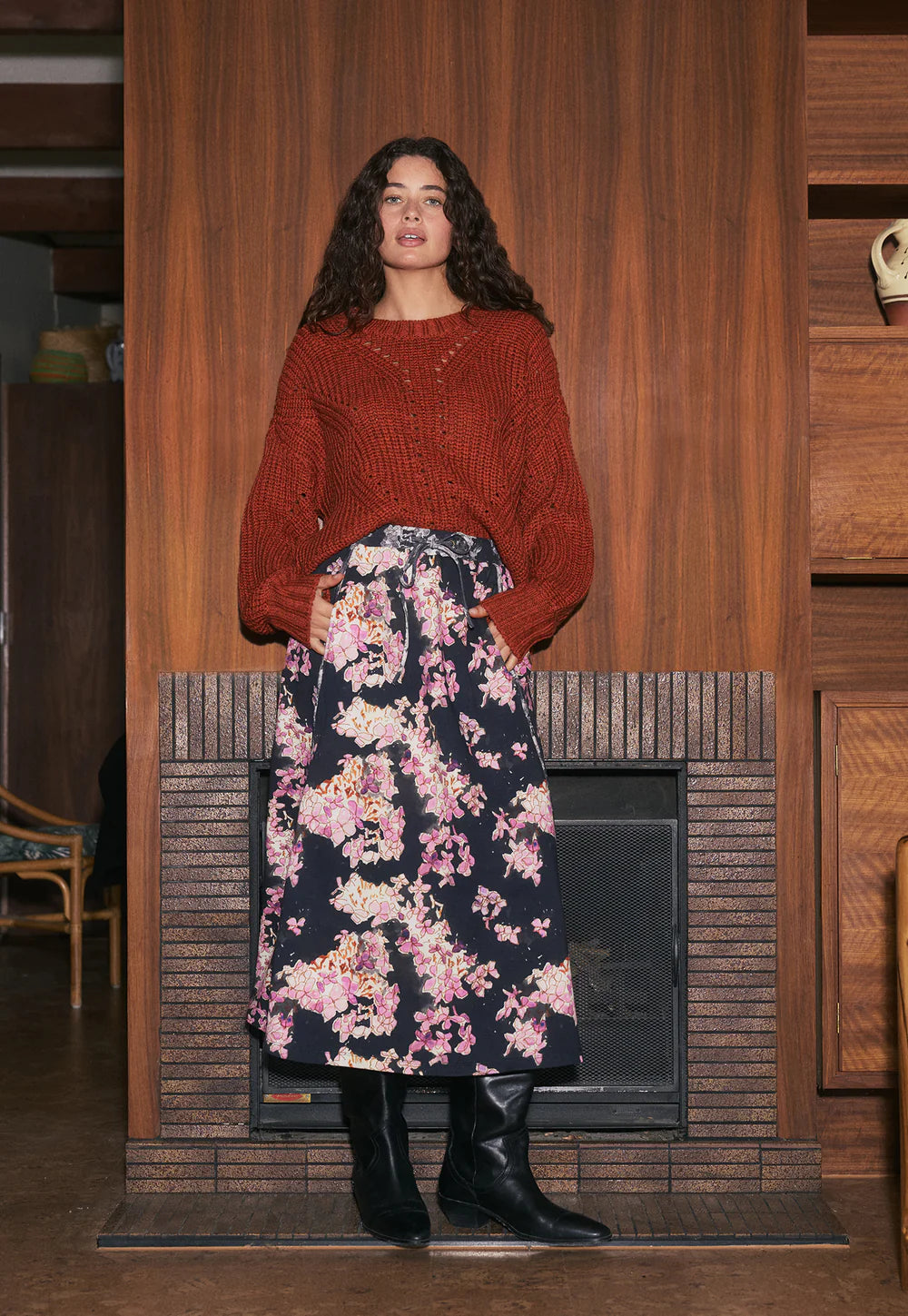 Stella Skirt - Hydrangea