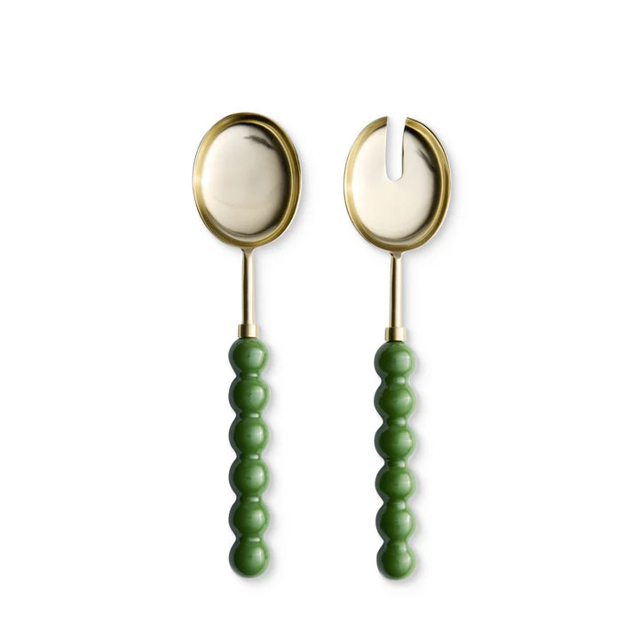 Bauble Green Salad Servers