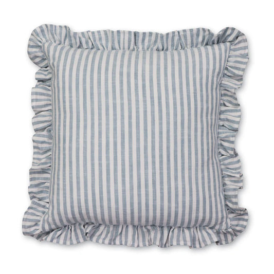 Blue Ruffles Cushion