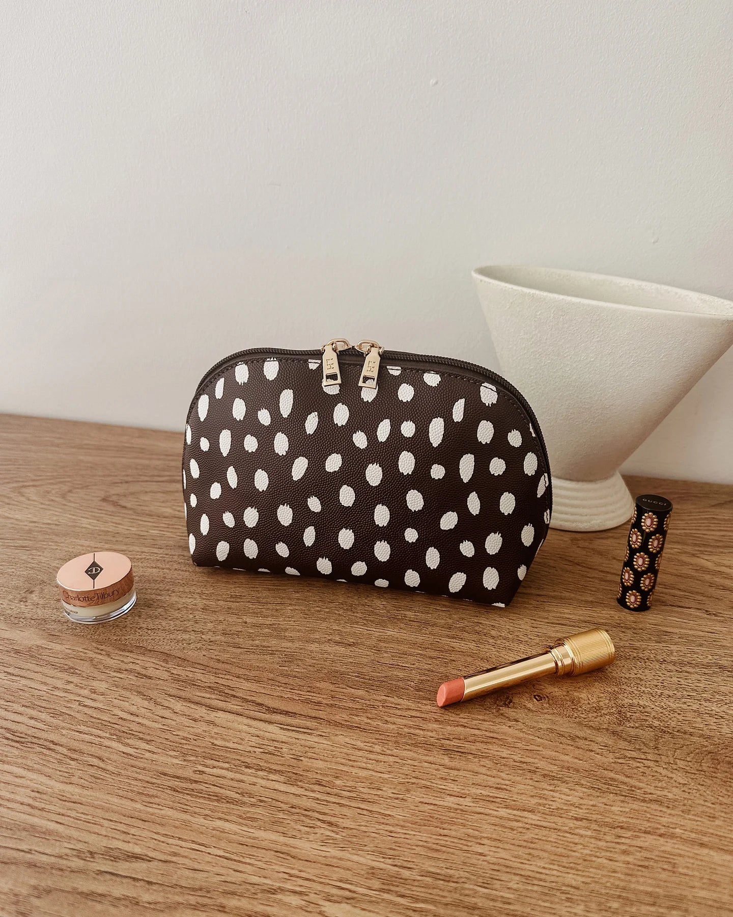 Baby Nancy Makeup Bag - Chocolate Raindrop