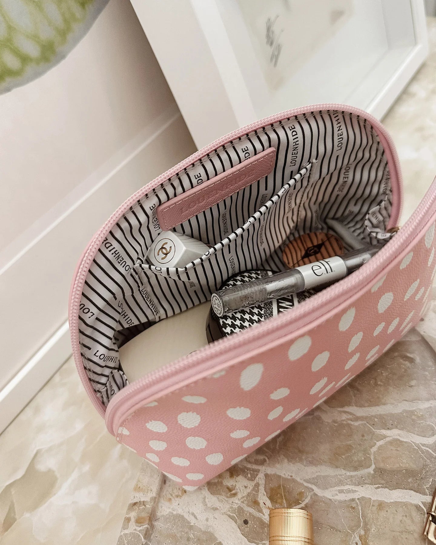 Baby Nancy Makeup Bag - Pink Raindrop