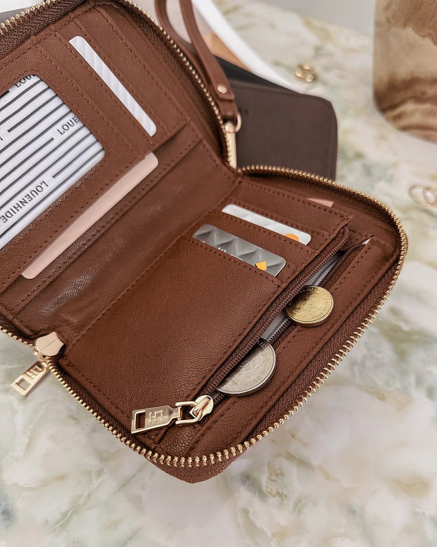 Eden Wallet - Saddle Cognac