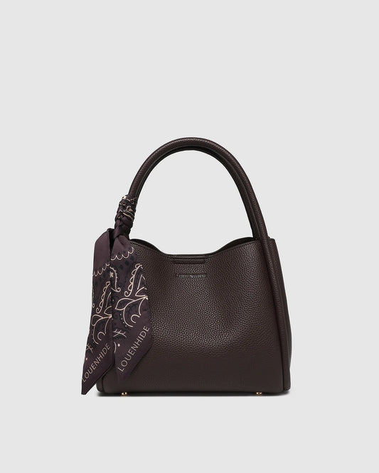 LOUENHIDE | Steffie Mini Tote Bag - Chocolate
