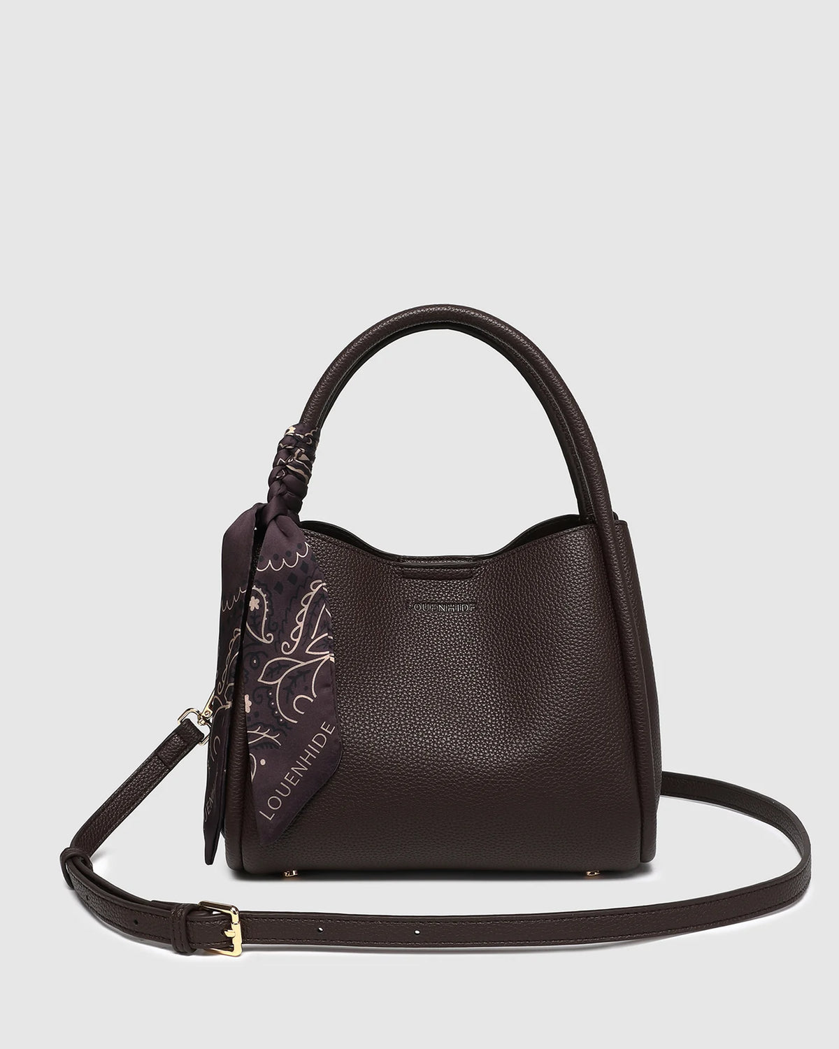 LOUENHIDE | Steffie Mini Tote Bag - Chocolate