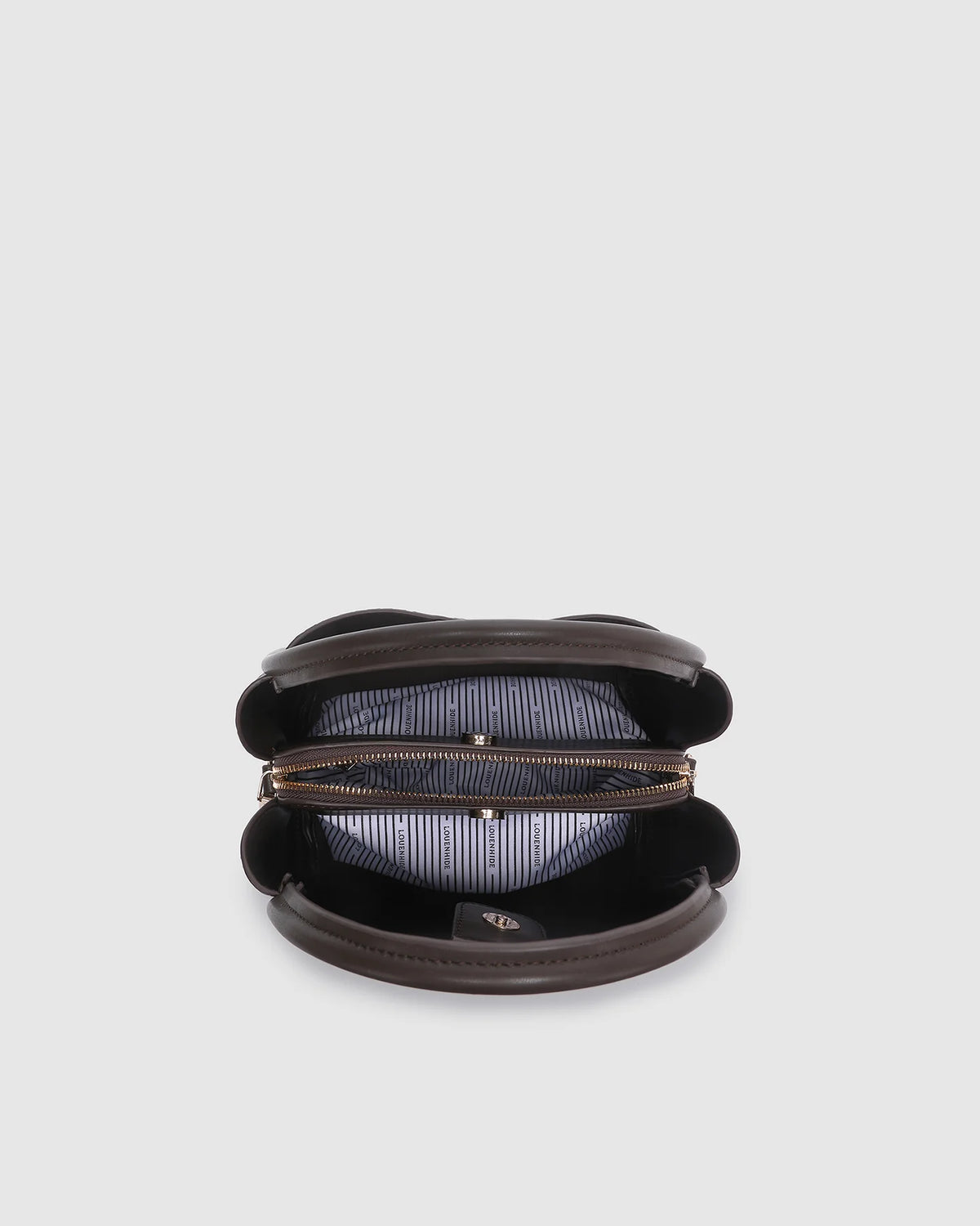 LOUENHIDE | Steffie Mini Tote - Woven Chocolate