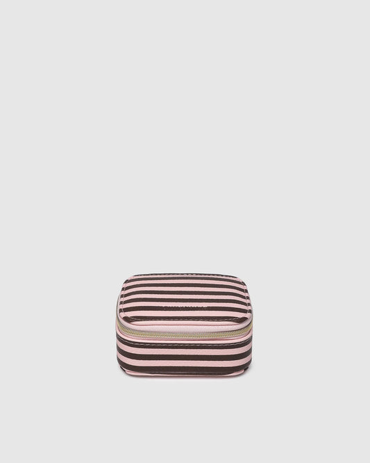 Suzie Jewellery Box - Pink/Choc