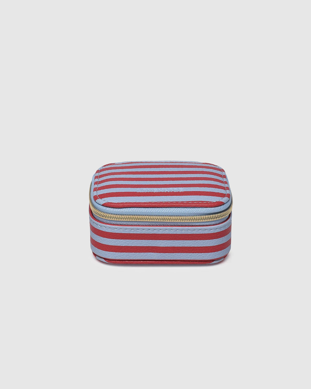 Suzie Jewellery Box - Red/Sky Blue