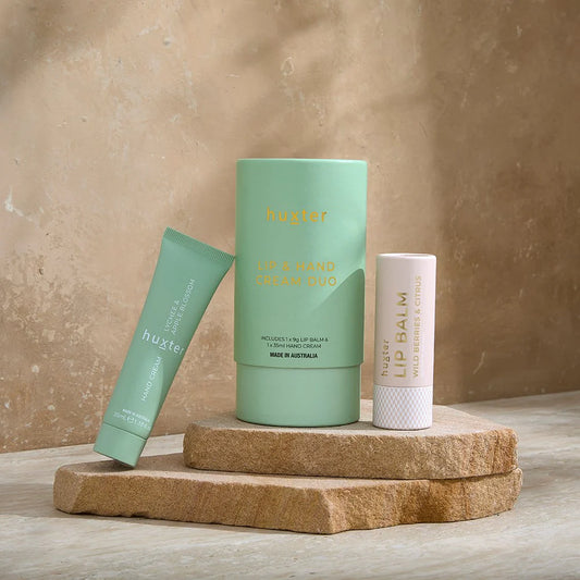 Lip & Hand Cream Duo - Green - Lychee & Apple Blossom