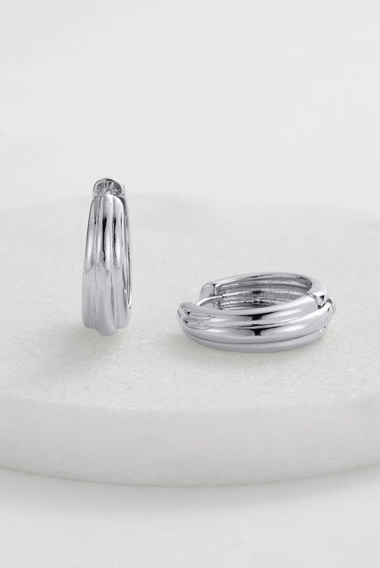 Paris Huggie Silver
