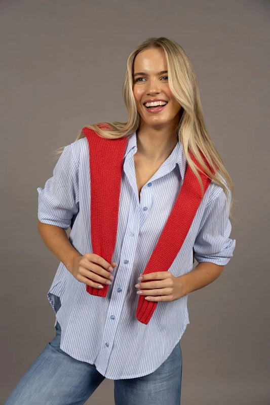 Humidity Nala Shirt - Stiped Blue
