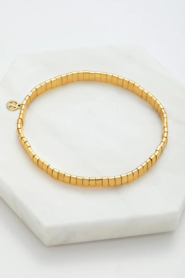 Tile Bracelet - Gold