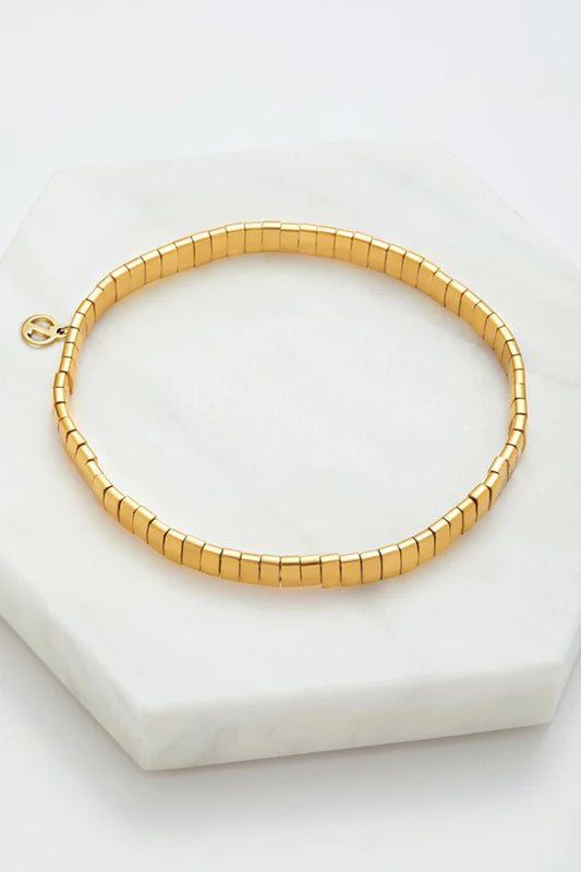 Tile Bracelet - Gold