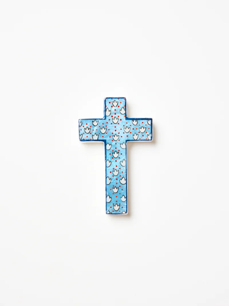 Samira Small Cross - Blue Eyes