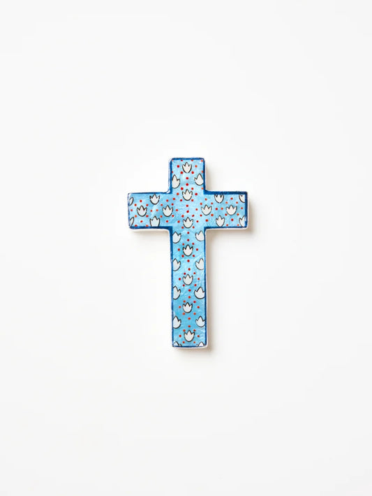 Samira Small Cross - Blue Eyes