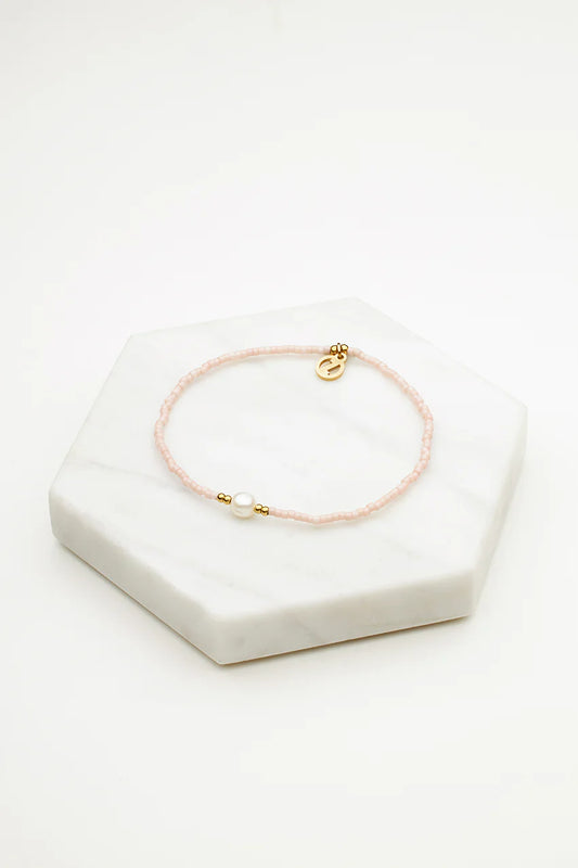 Emma Bracelet - Dusky rose