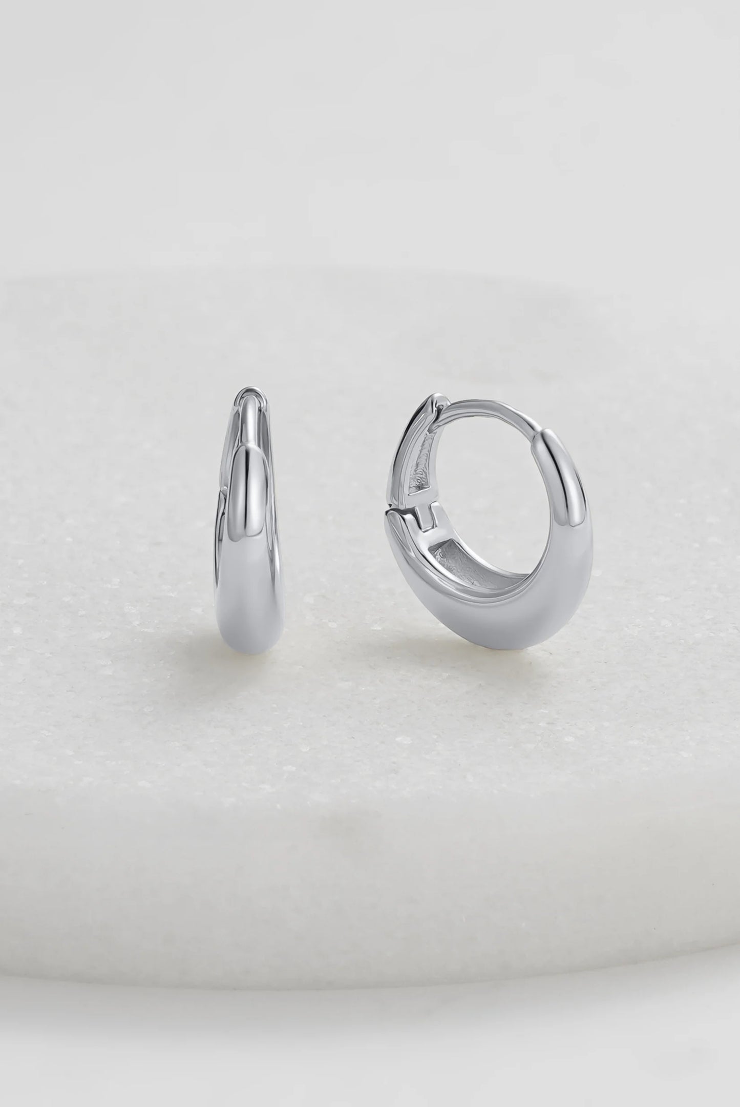 Cleo Hoop Small - Silver