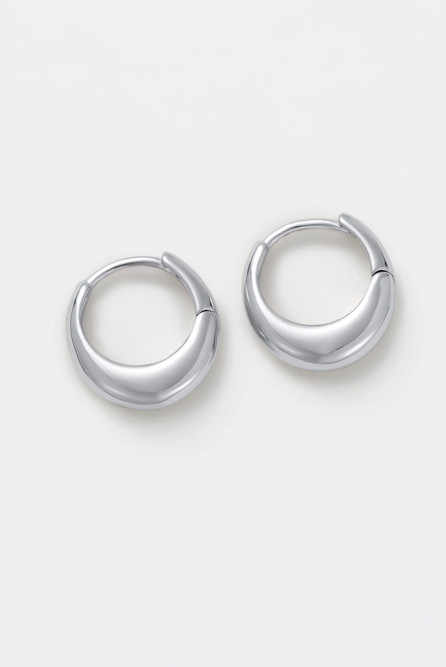 Cleo Hoop Small - Silver