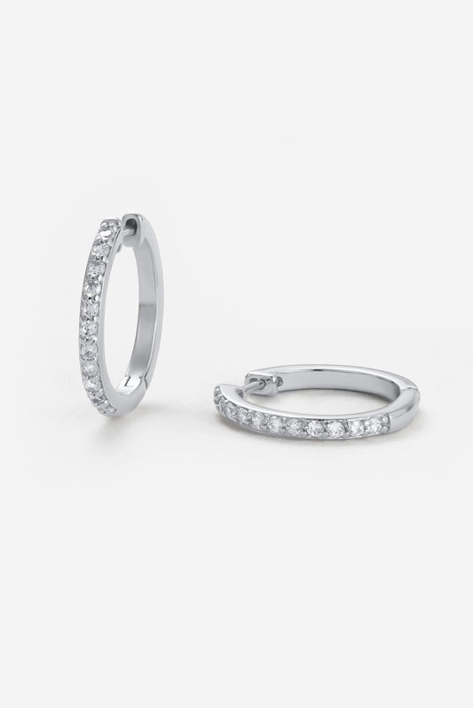 Catalina Hoop - Silver