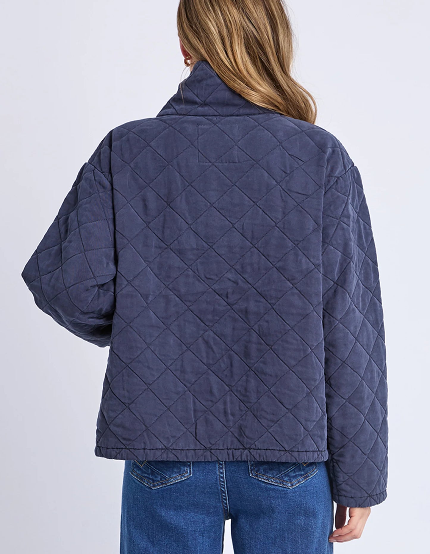 ELM | Auroa Quilted Jacket - Navy
