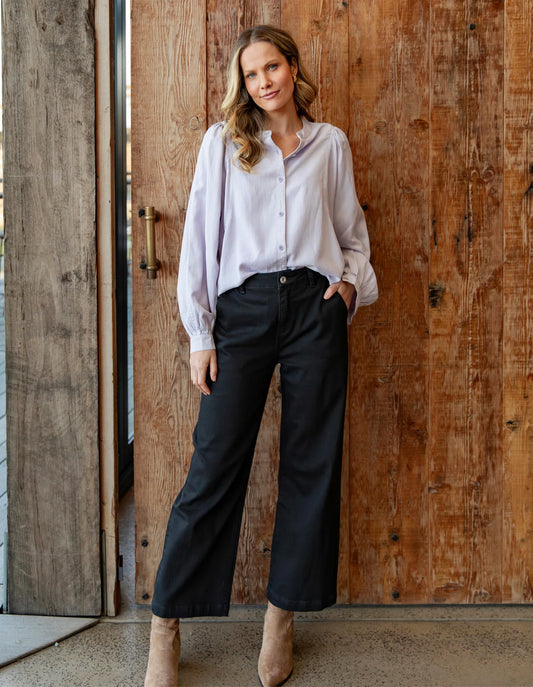 Izzy wide Leg jean - Black
