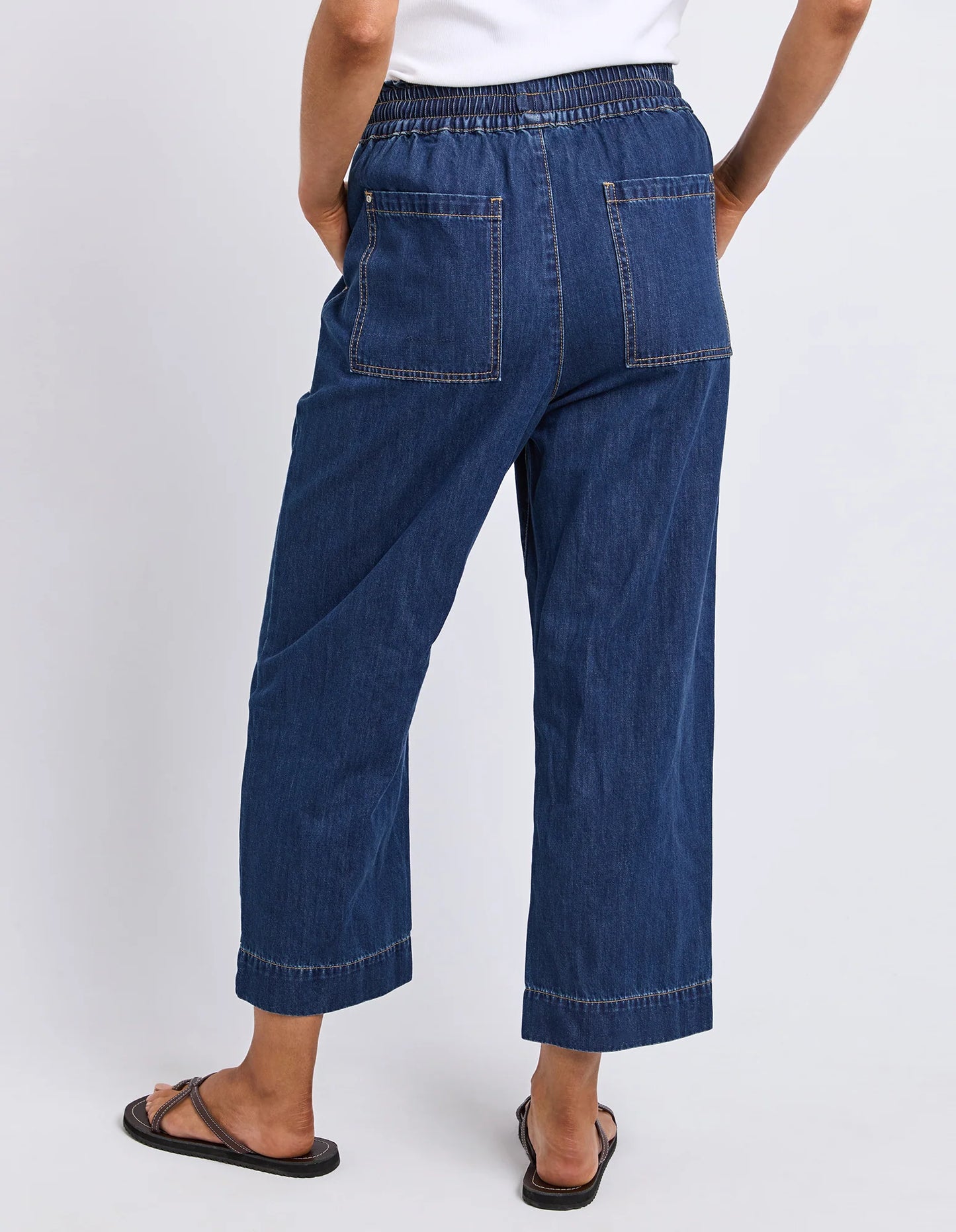 Greta Slim Leg Denim Pant - Extra Dark Wash