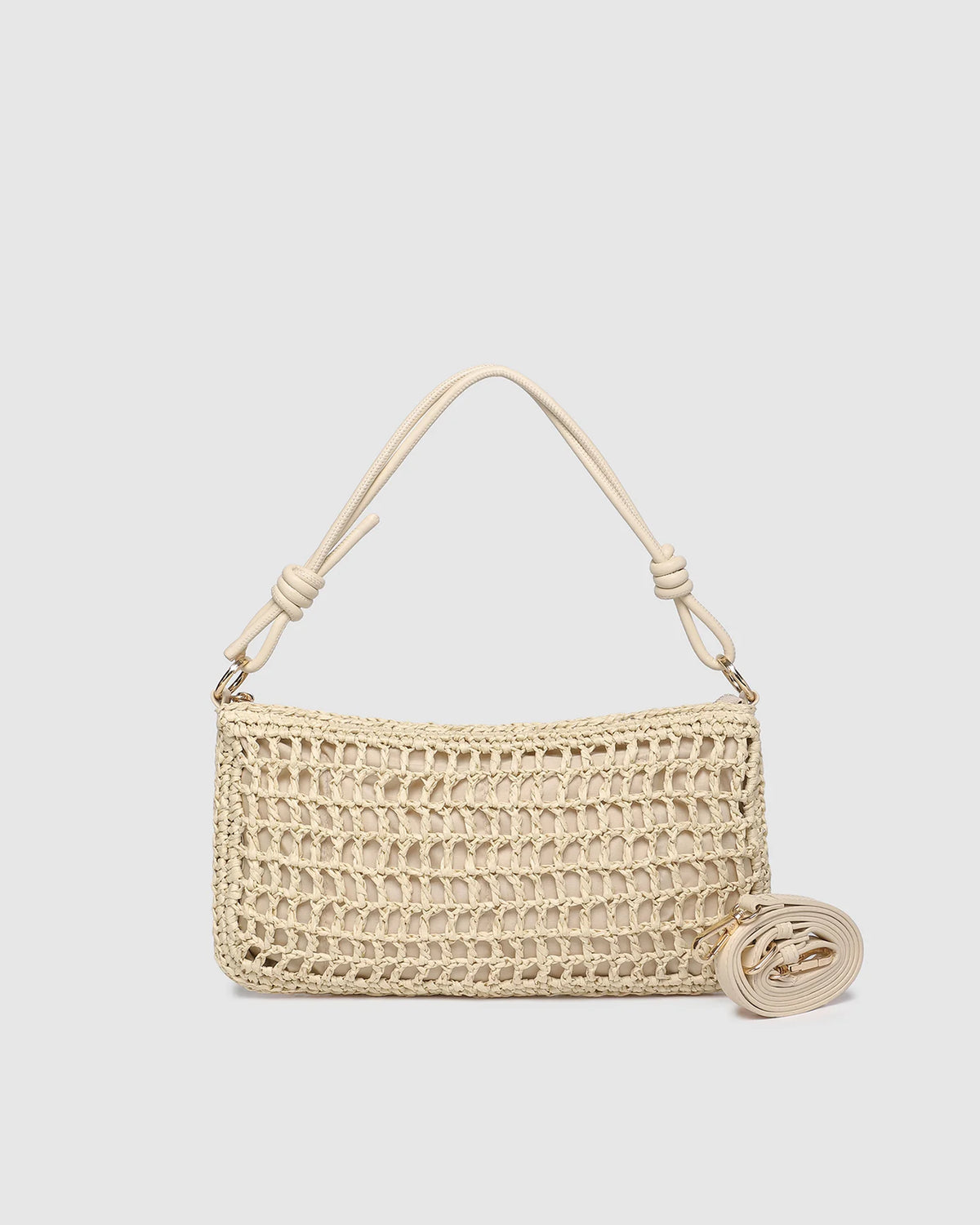LOUENHIDE | Rani Woven shoulder Bag - Natural